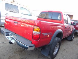 2003 Toyota Tacoma SR5 Red Crew Cab 3.4L AT 2WD #Z22063